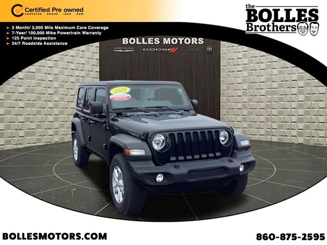 Certified 2022 Jeep Wrangler Unlimited Sport