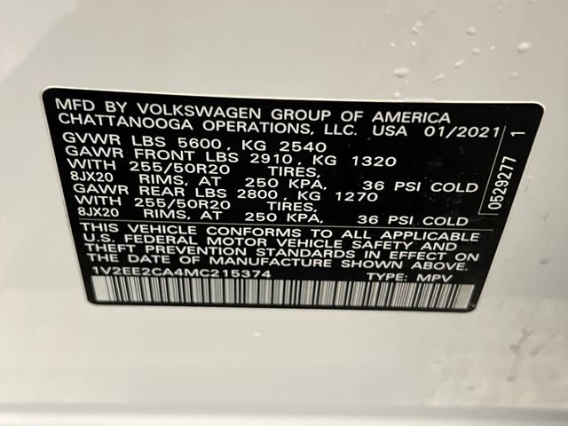 2021 Volkswagen Atlas Cross Sport SEL