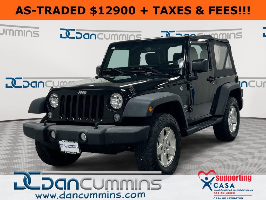 Used 2016 Jeep Wrangler Sport w/ Quick Order Package 24S