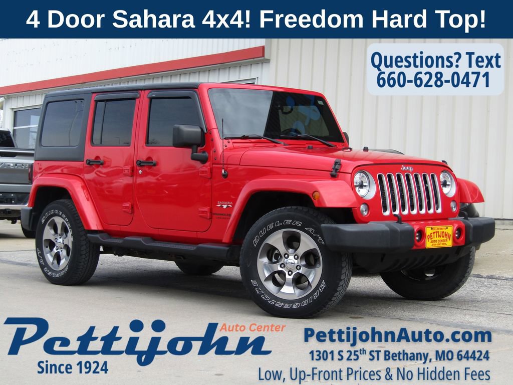 Used 2018 Jeep Wrangler Unlimited Sahara
