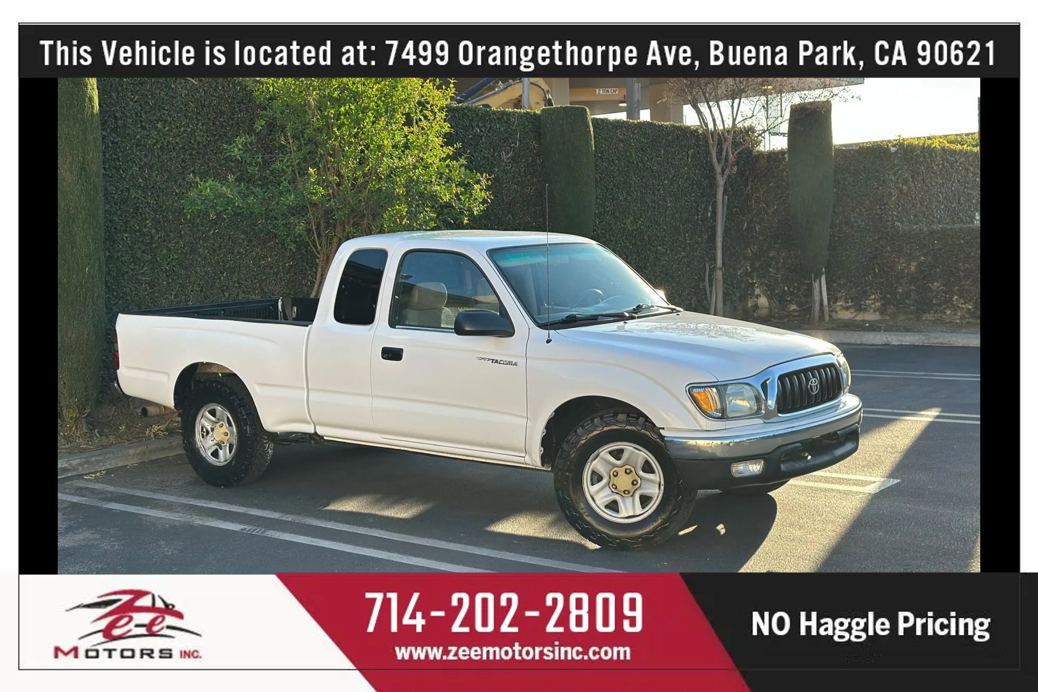 Used 2001 Toyota Tacoma 2WD Xtracab