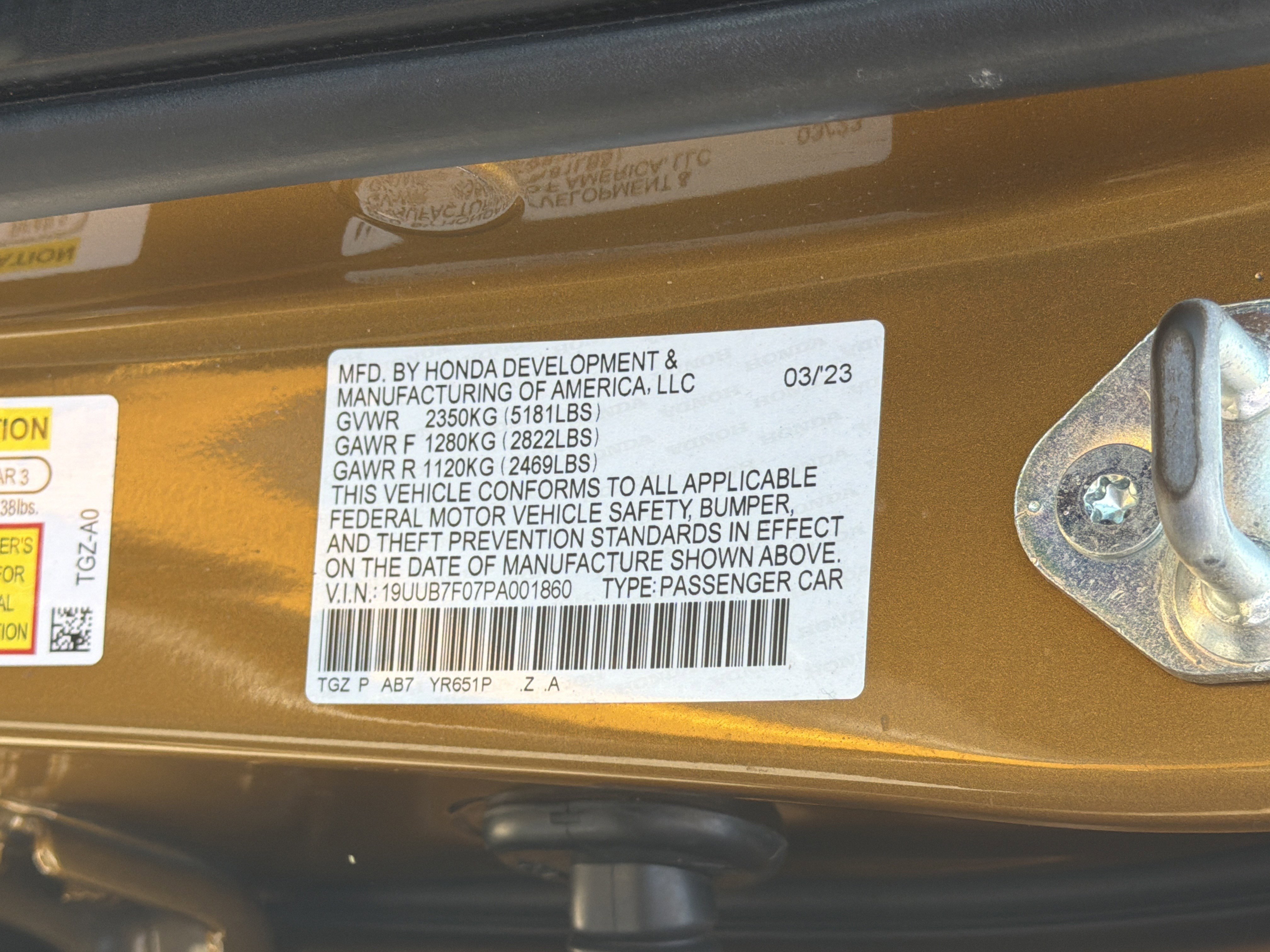 2023 Acura TLX Type S