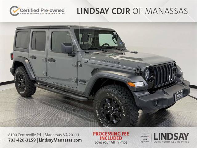 Certified 2020 Jeep Wrangler Unlimited Sport