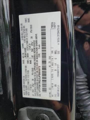 2018 Ford F150 Raptor