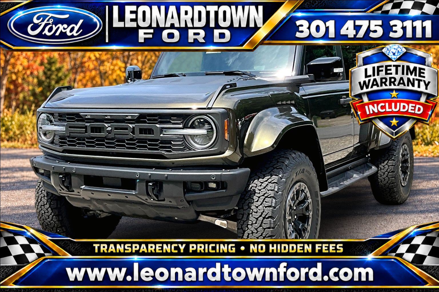 New 2026 Ford Bronco Raptor
