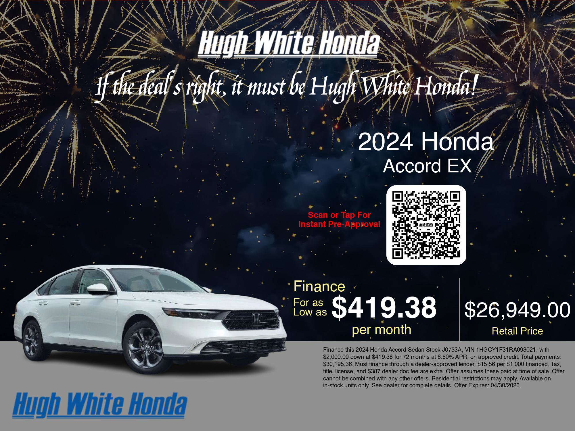 2024 Honda Accord EX