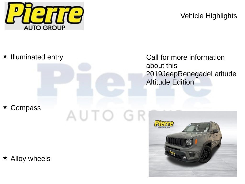 2019 Jeep Renegade Altitude