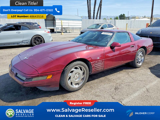 Used 1993 Chevrolet Corvette Coupe