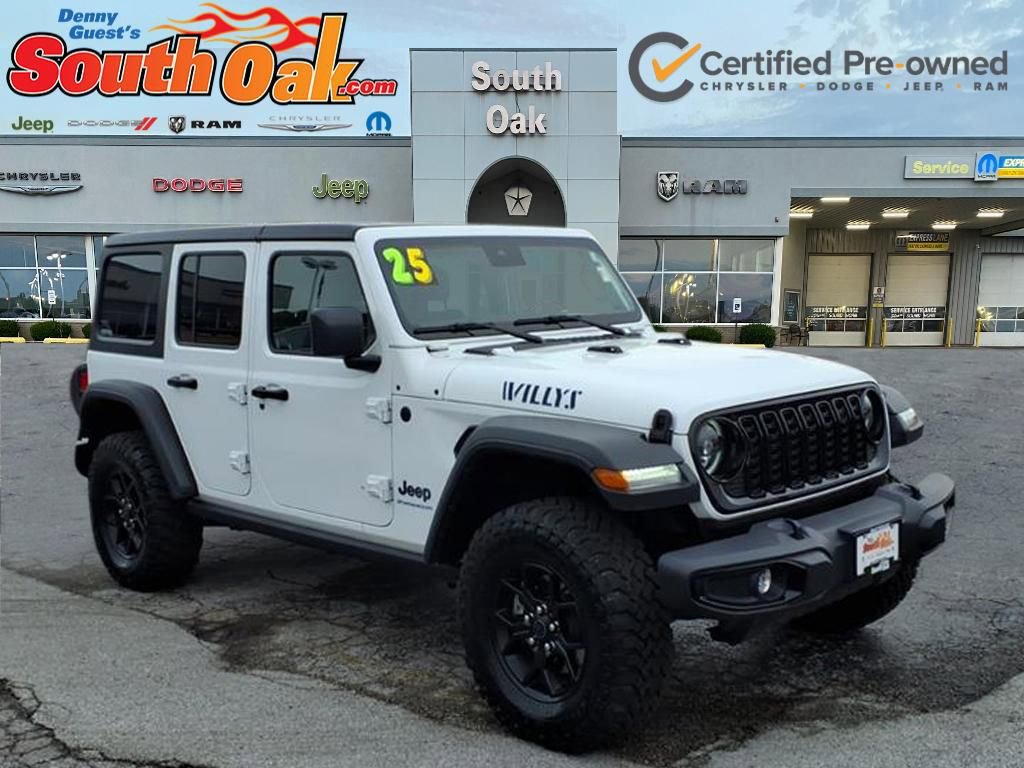 Certified 2025 Jeep Wrangler Unlimited Sport S 4xe