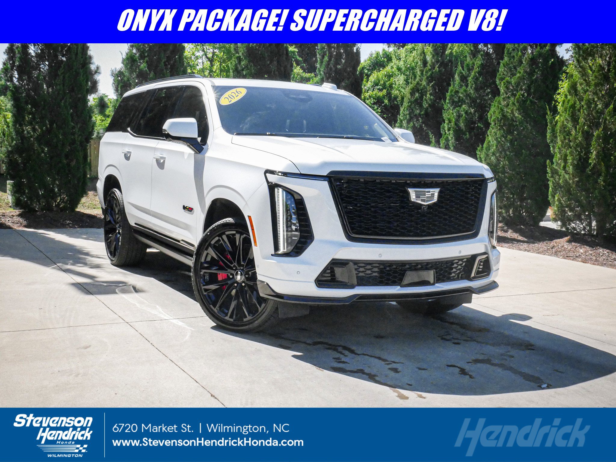 Used 2026 Cadillac Escalade V w/ LPO, ONYX Package