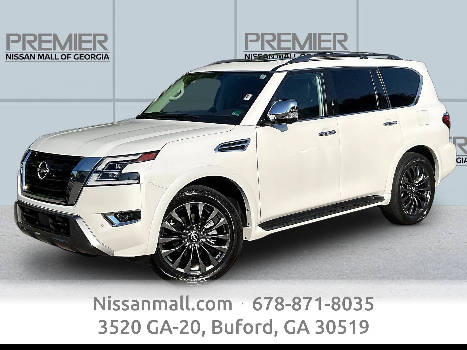 Certified 2024 Nissan Armada Platinum w/ Captain's Chairs Package
