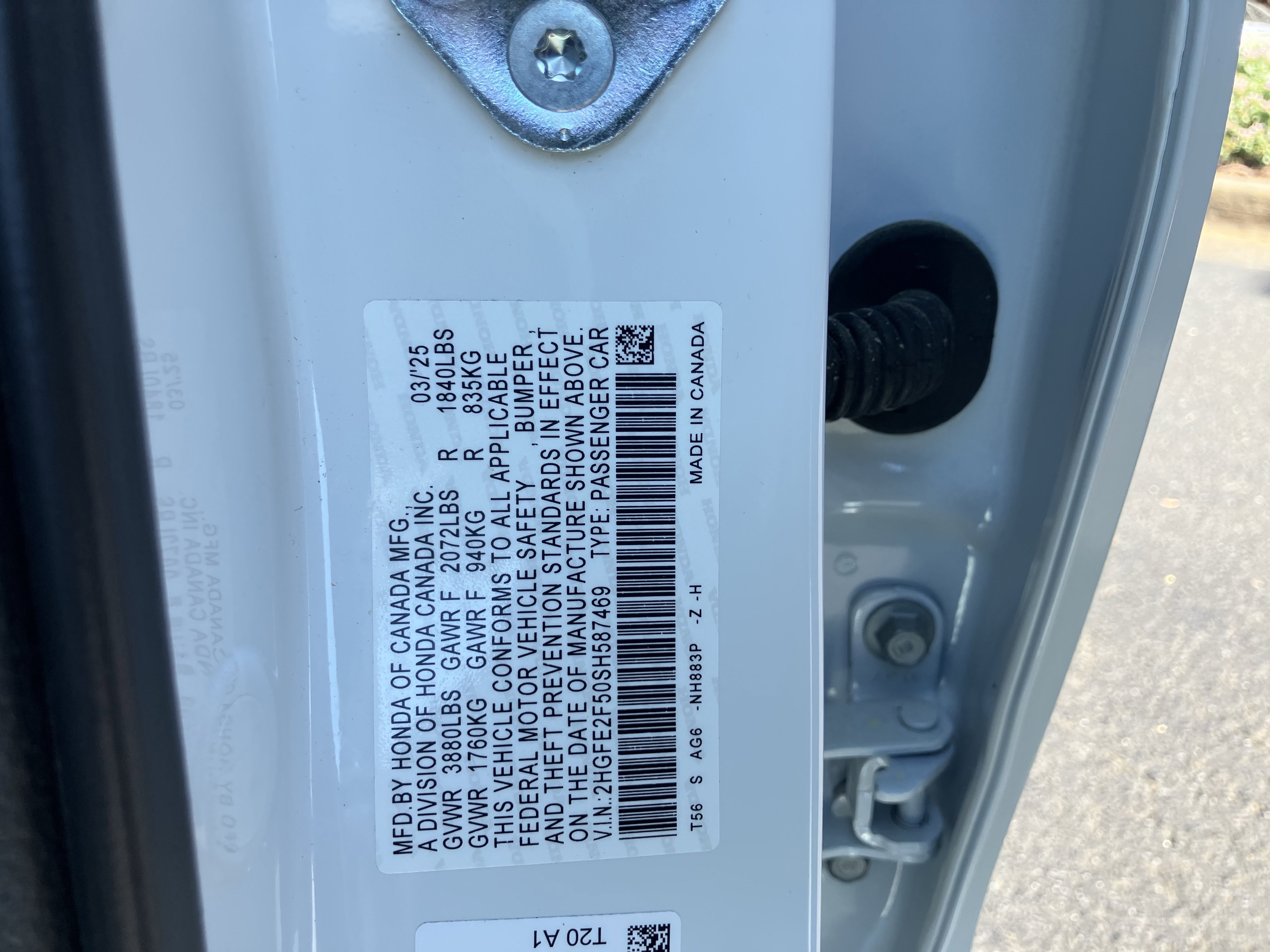 2025 Honda Civic Sport