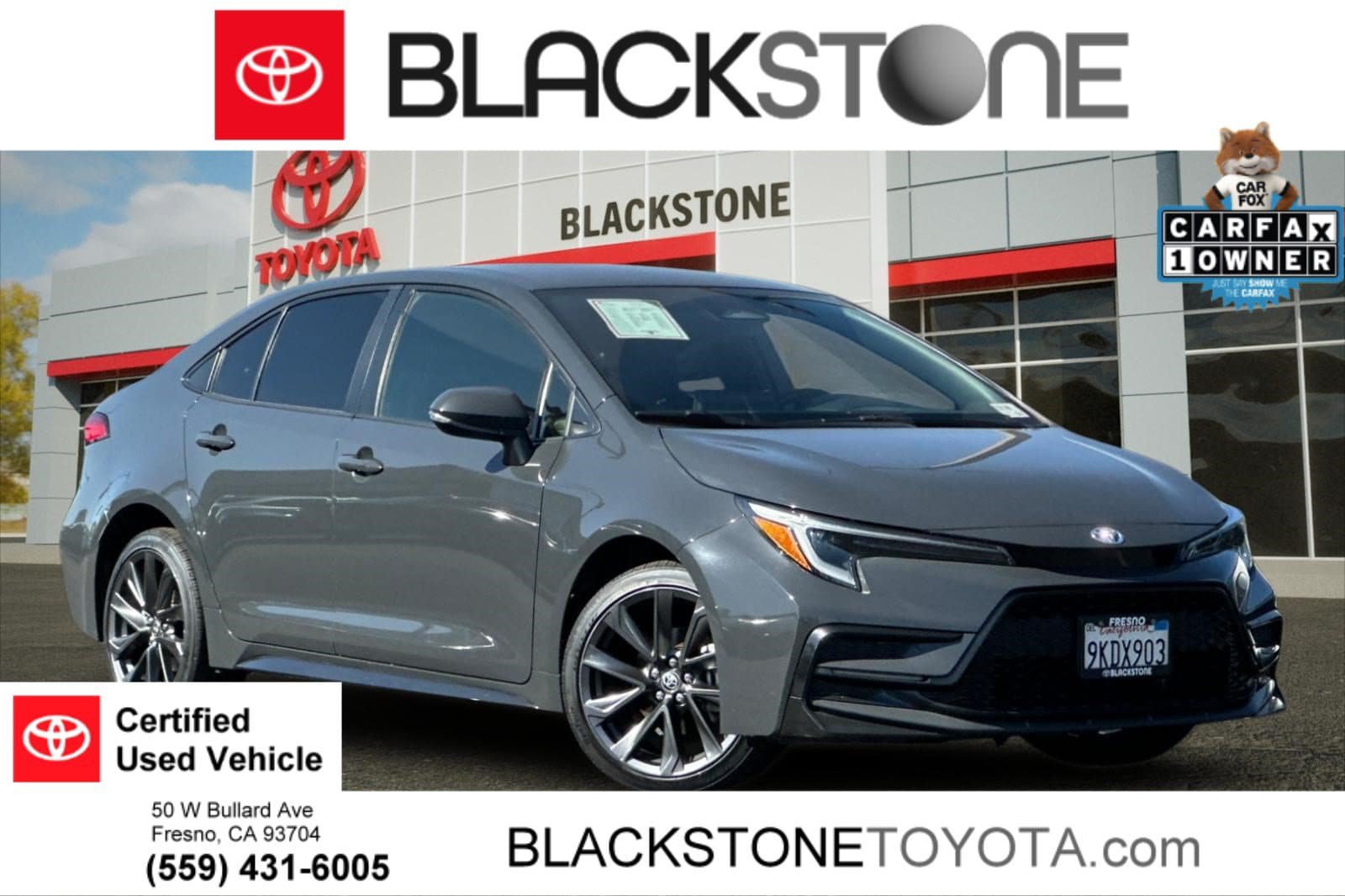 Certified 2024 Toyota Corolla SE