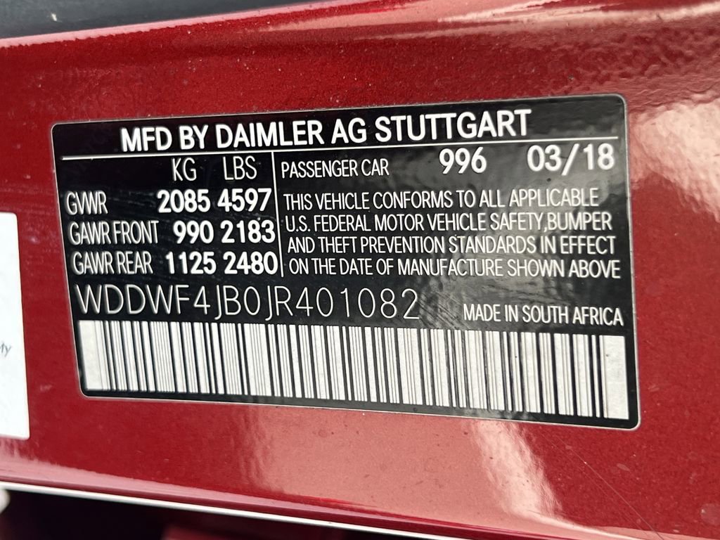 2018 Mercedes-Benz C 300 Sedan