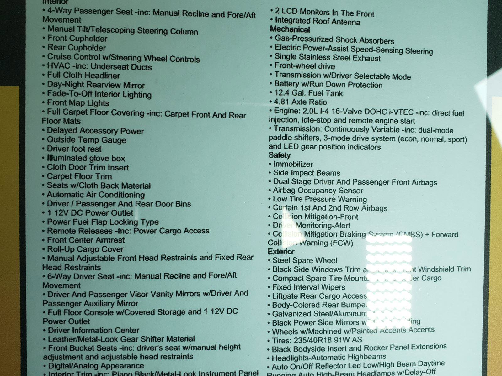 2024 Honda Civic Sport