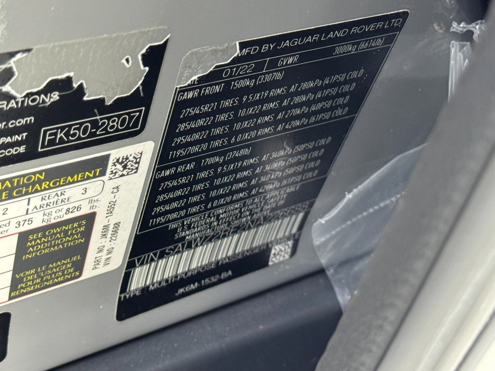 2022 Land Rover Range Rover Sport SVR Carbon Edition