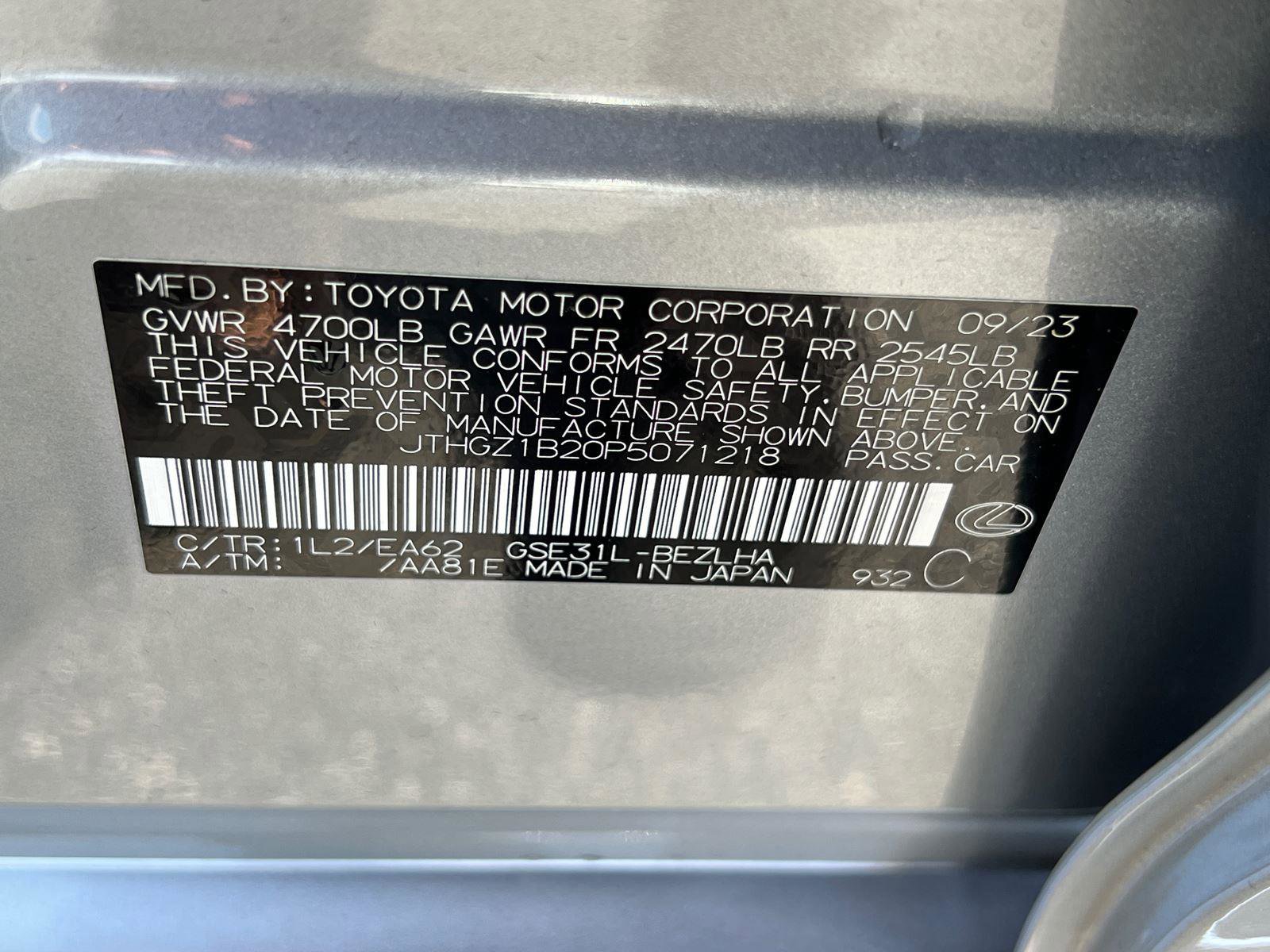 2023 Lexus IS 350 F Sport