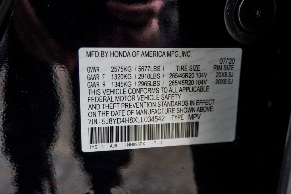 2020 Acura MDX SH-AWD w/ Advance Package