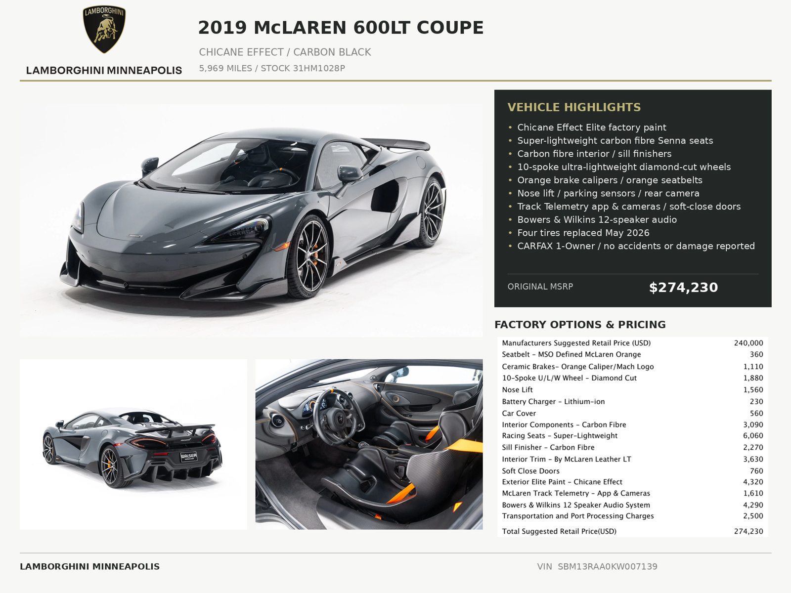 Used 2019 McLaren 600LT 2