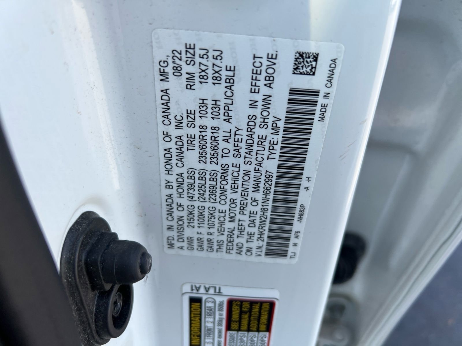 2022 Honda CR-V EX-L