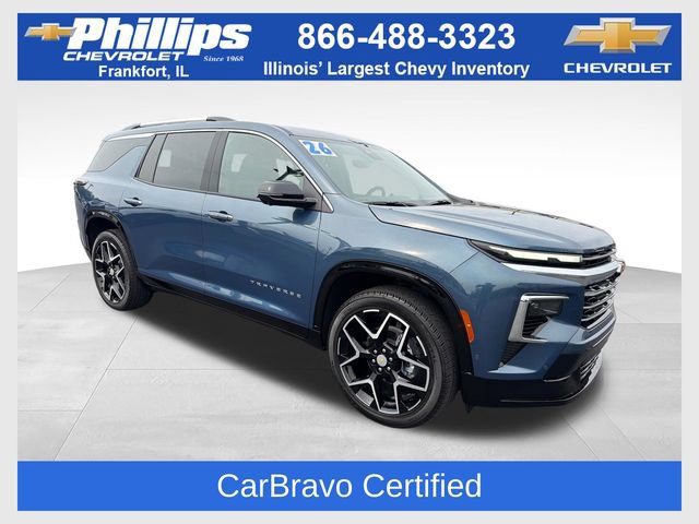 Certified 2026 Chevrolet Traverse High Country w/ LPO, Floor Liner Package