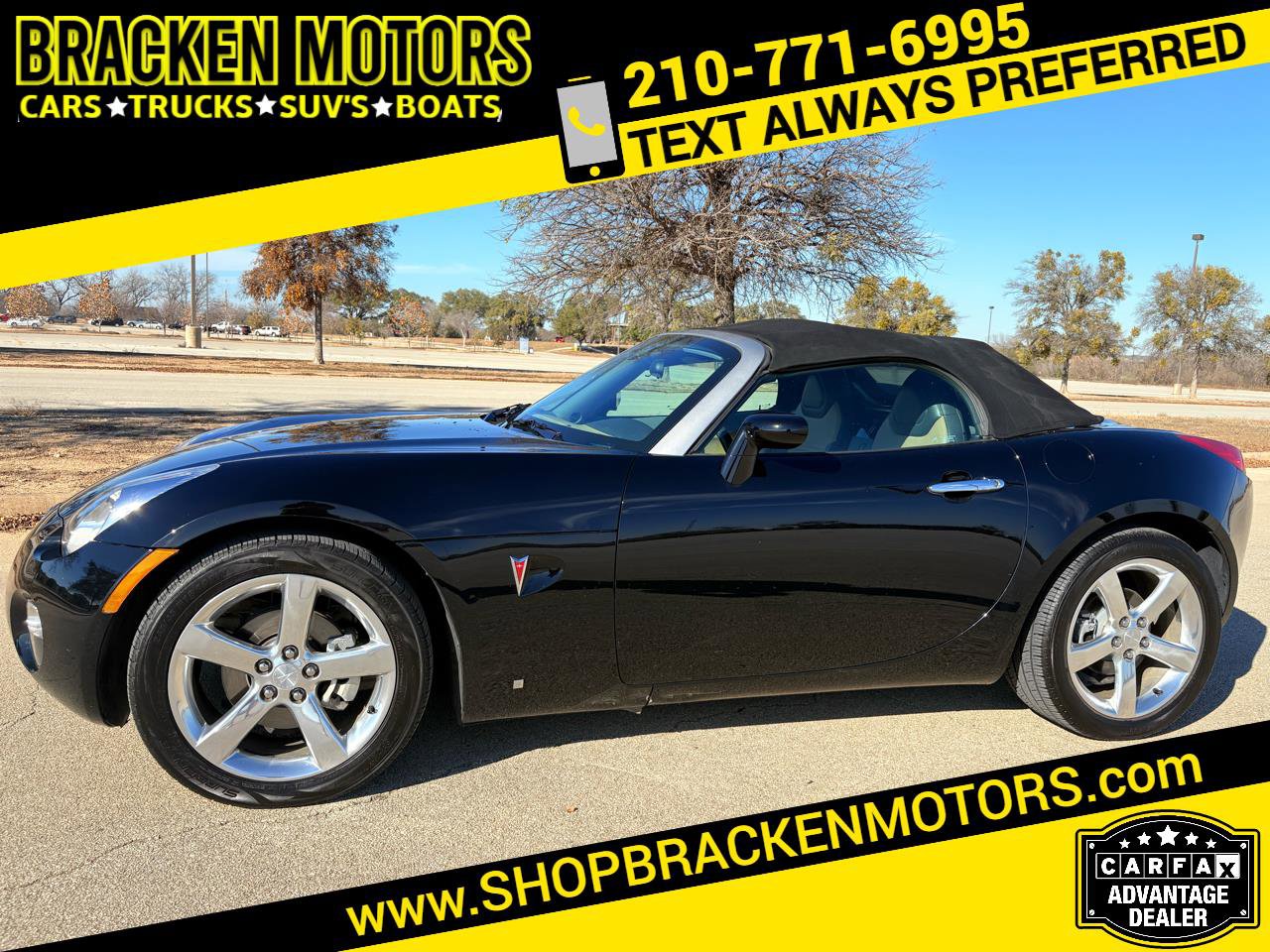 Used 2006 Pontiac Solstice Convertible w/ Premium Package
