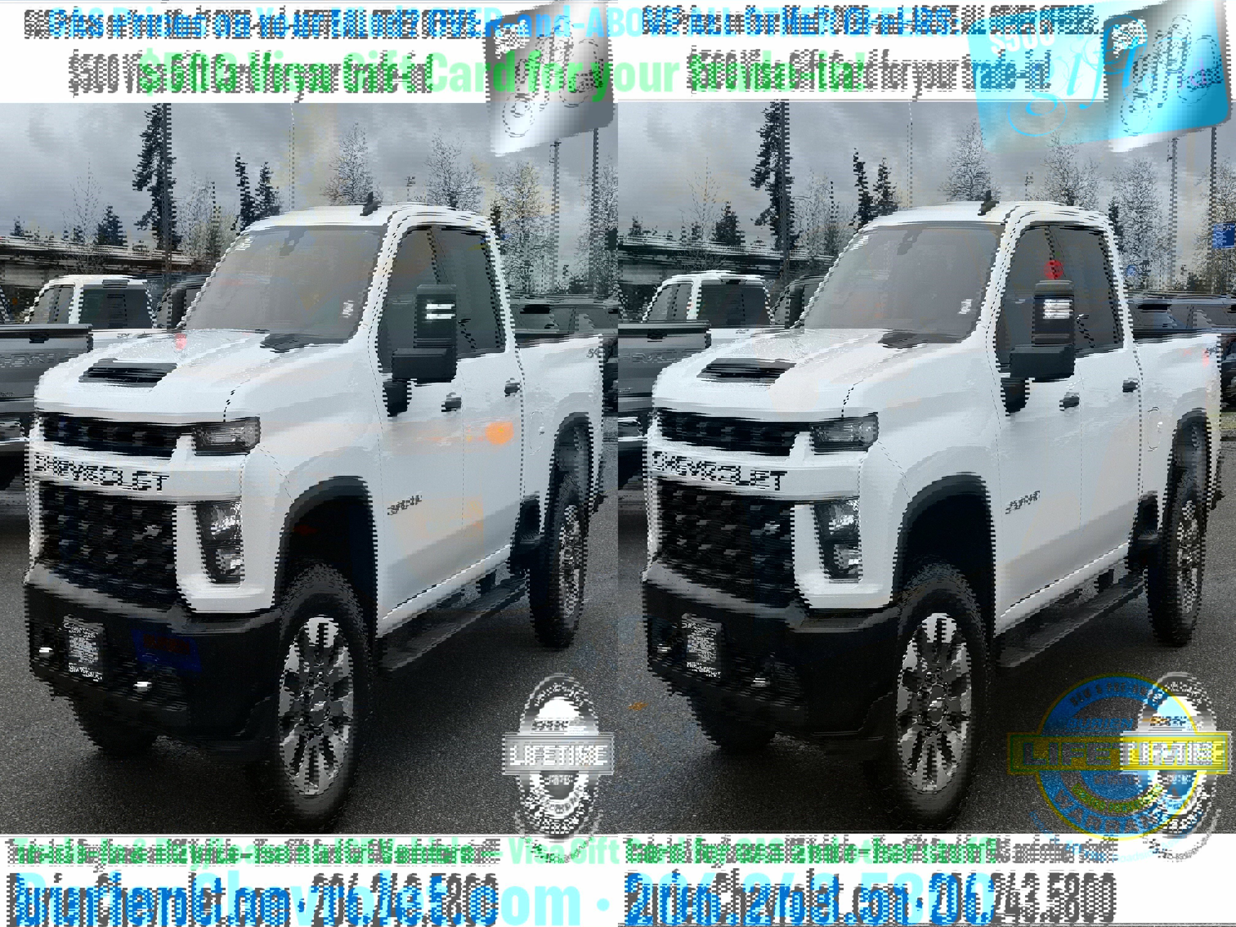 Used 2022 Chevrolet Silverado 2500 Custom w/ Custom Value Package