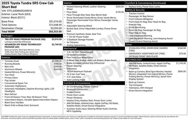 2025 Toyota Tundra SR5