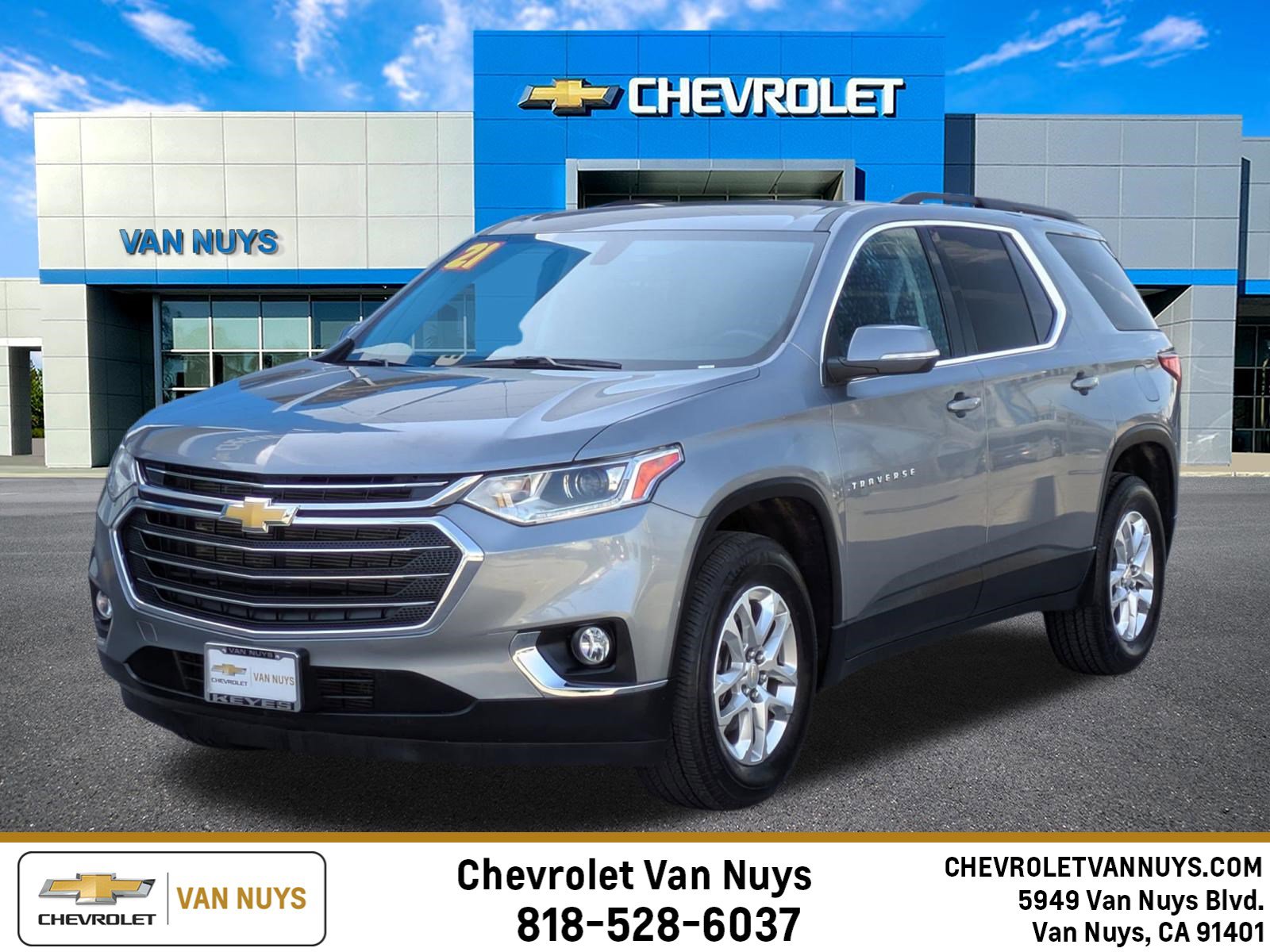 Used 2021 Chevrolet Traverse LT