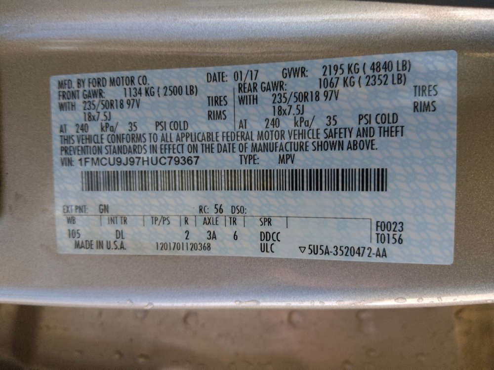 2017 Ford Escape Titanium