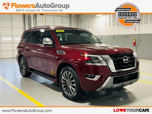 Used 2022 Nissan Armada Platinum w/ Captain's Chairs Package