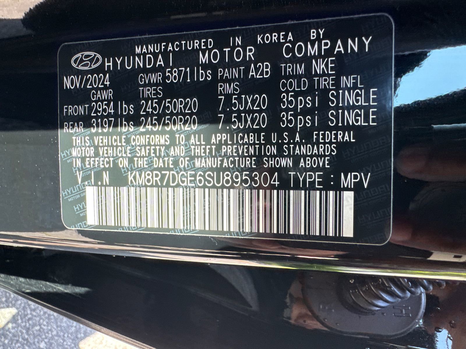 2025 Hyundai Palisade Calligraphy