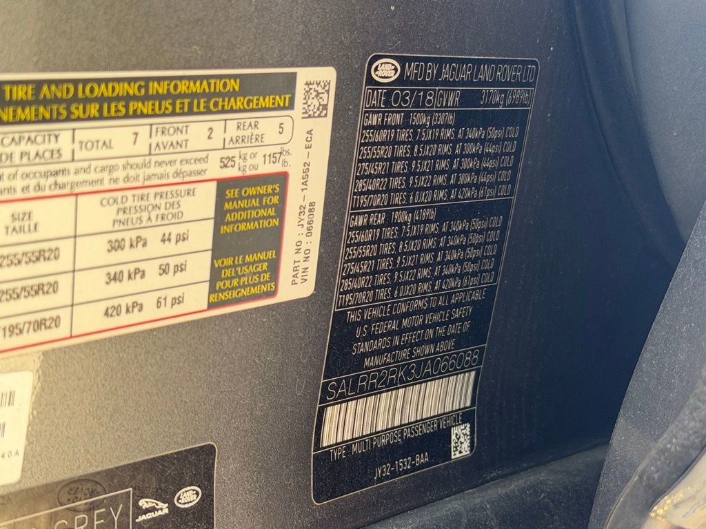 2018 Land Rover Discovery HSE