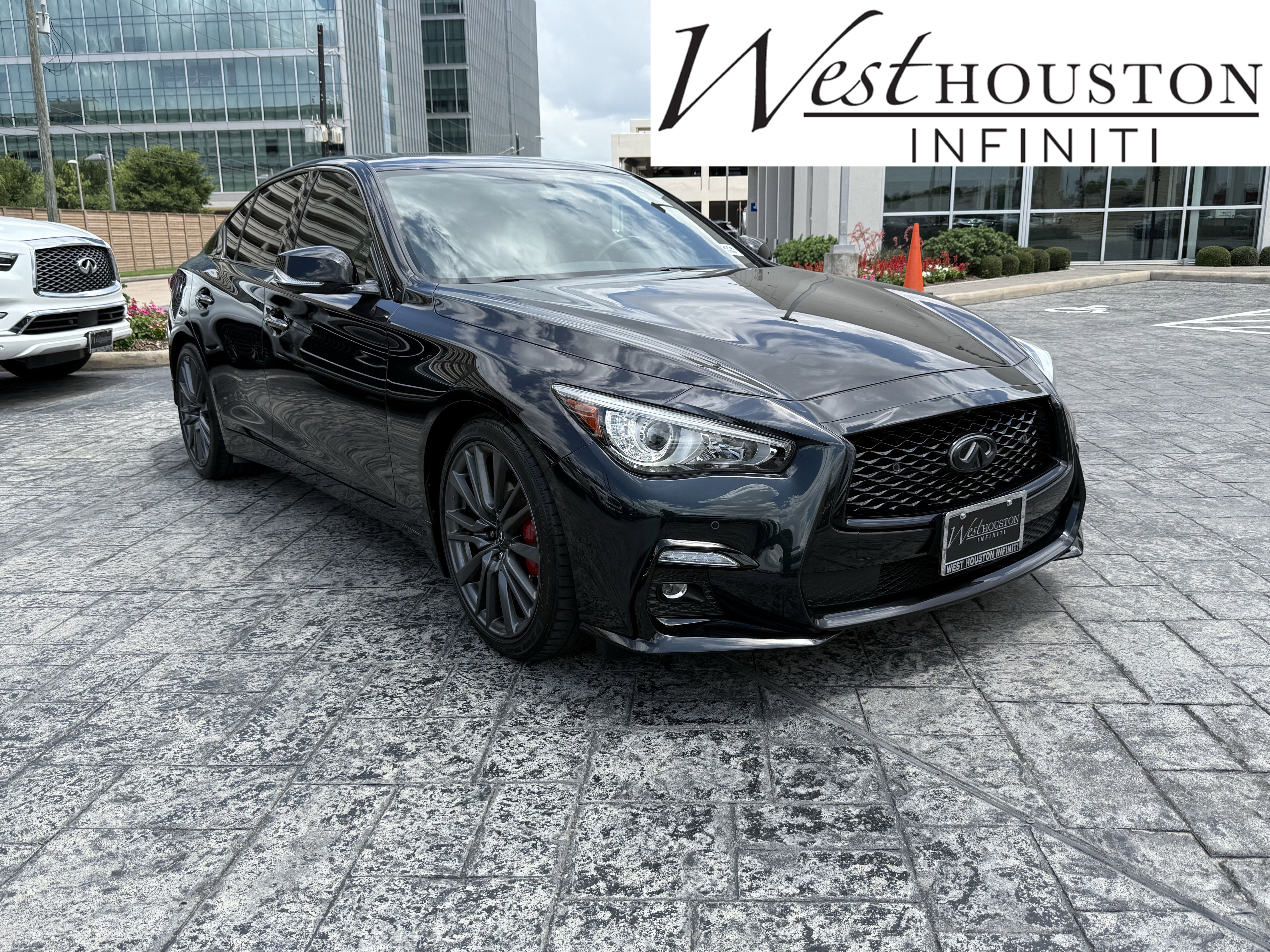 Certified 2023 INFINITI Q50 Red Sport 400 w/ Black Opal Edition