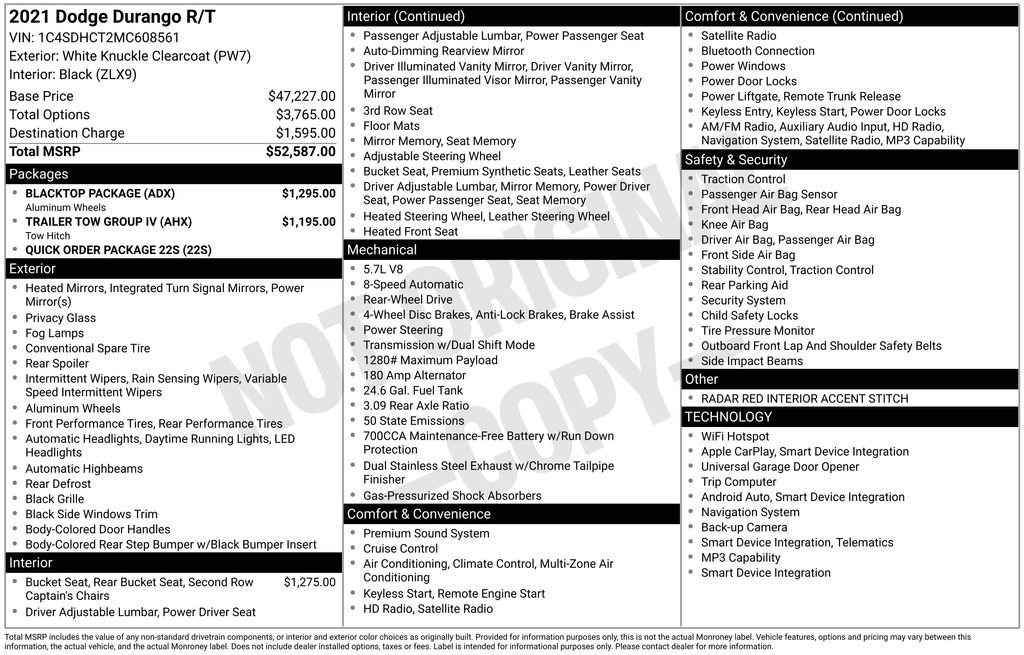 2021 Dodge Durango R/T