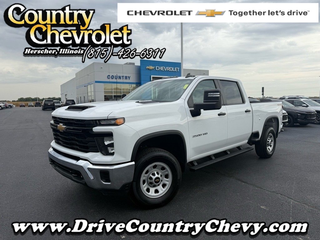 2024 Chevrolet Silverado 3500HD 4WD Crew Cab 159" Work Truck for sale in Herscher, IL