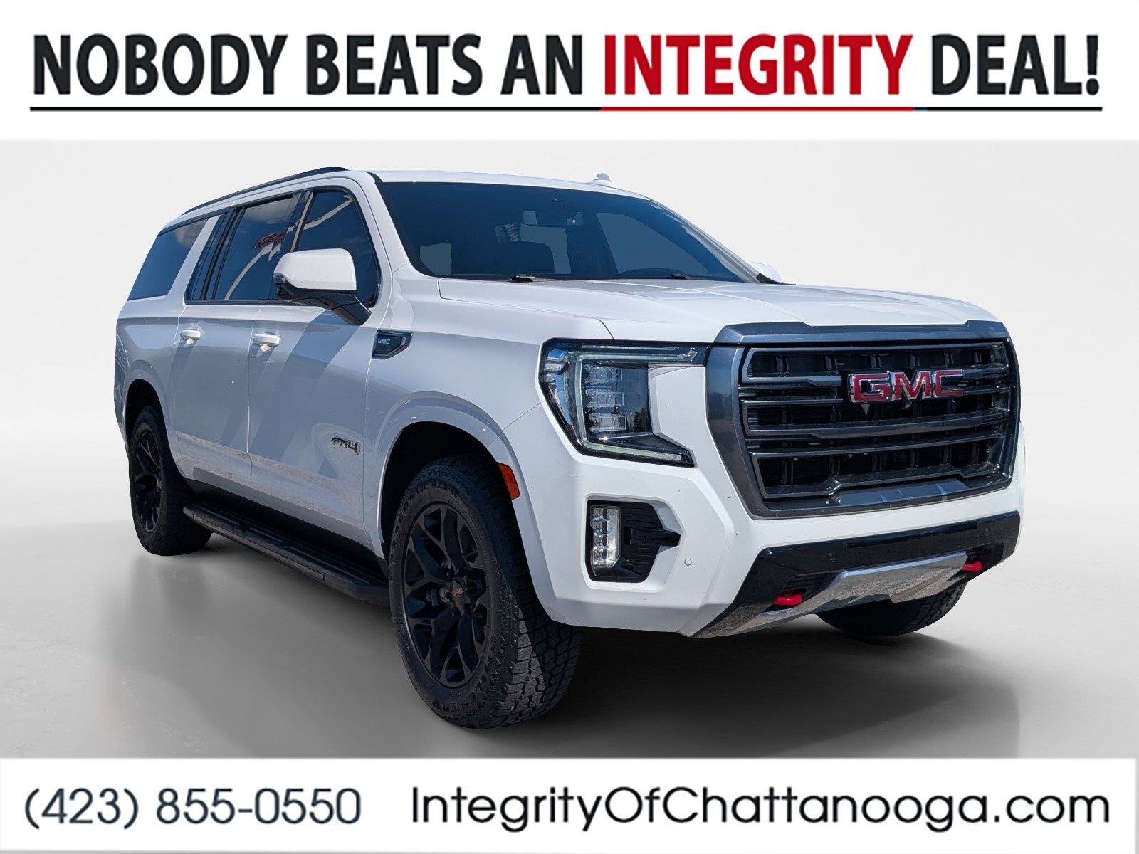 Used 2021 GMC Yukon XL AT4 w/ Rear Media and Nav Package
