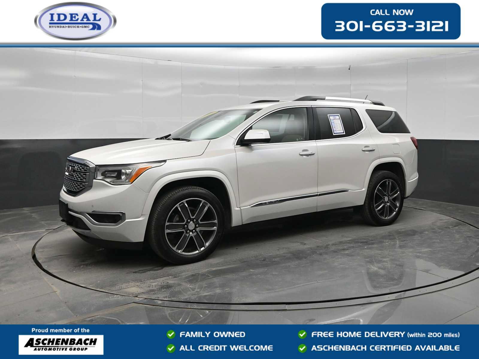 Used 2019 GMC Acadia Denali w/ Technology Package
