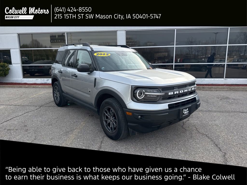 Used 2022 Ford Bronco Sport Big Bend w/ Convenience Package