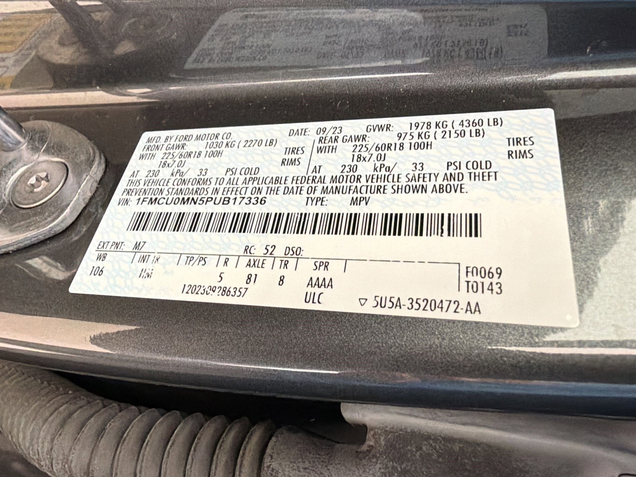 2023 Ford Escape ST-Line