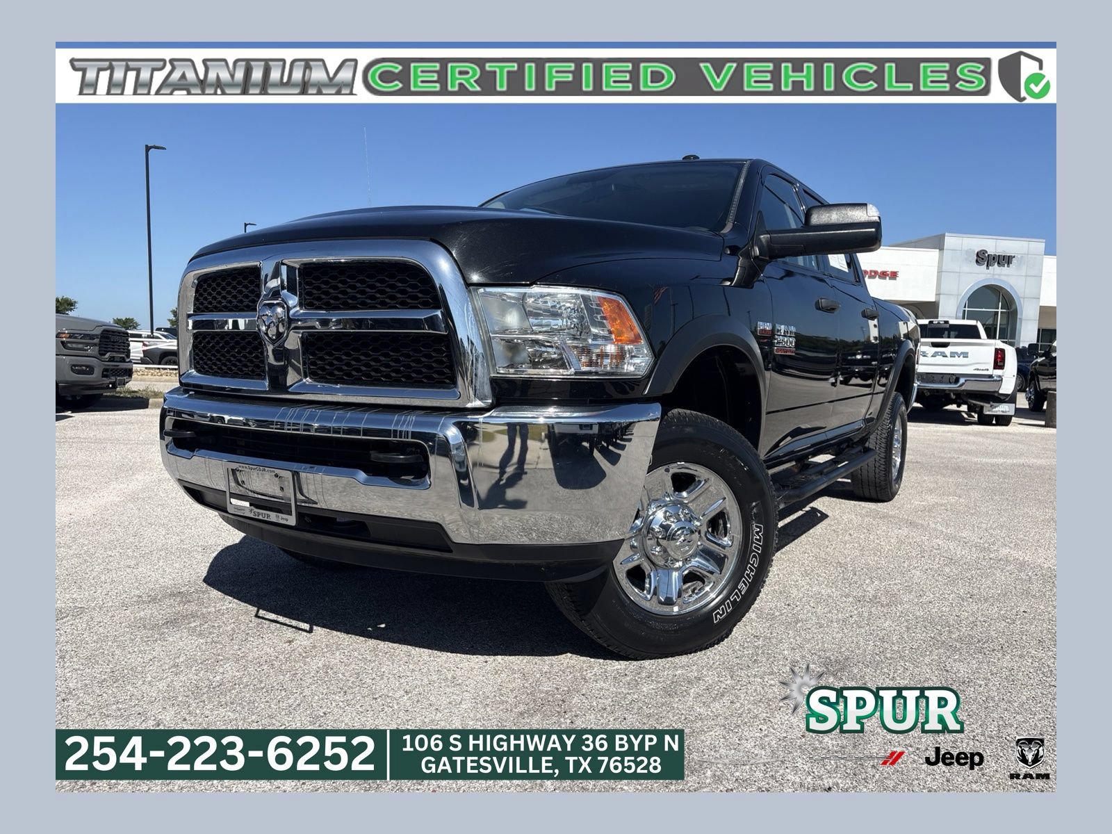 Used 2018 RAM 2500 Tradesman w/ Chrome Appearance Group