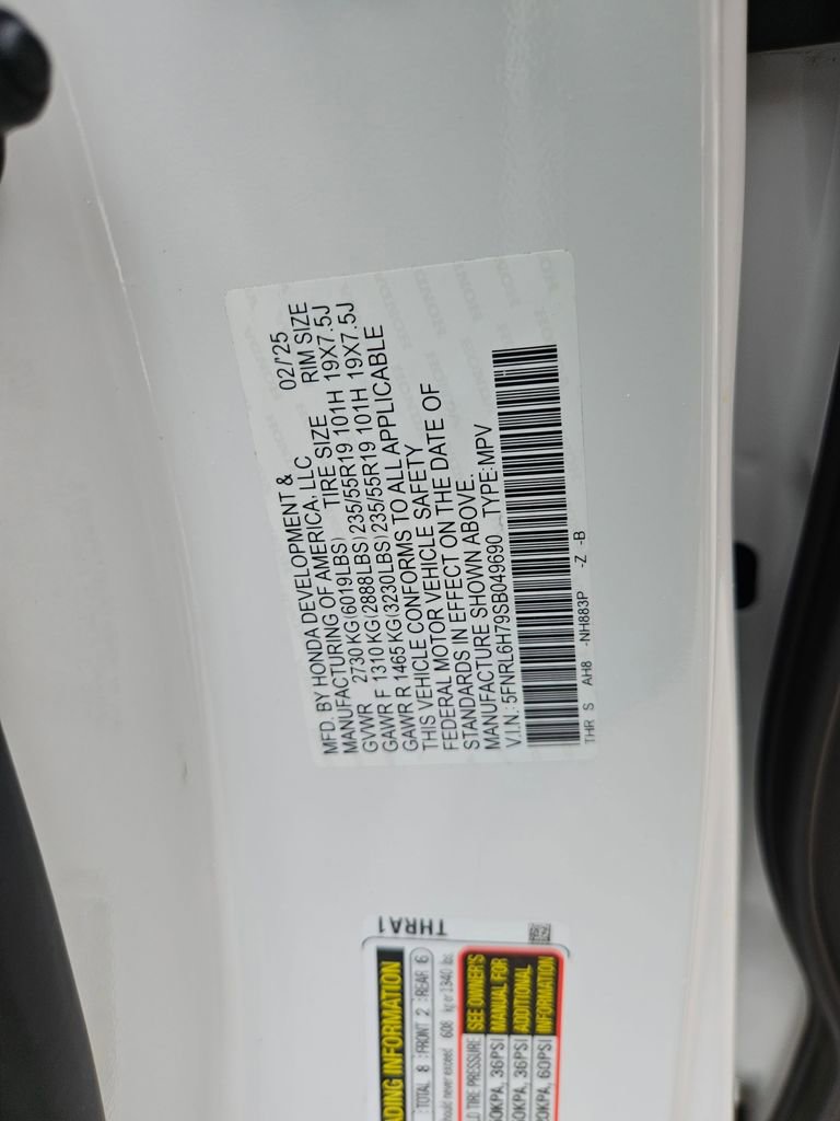 2025 Honda Odyssey Sport-L