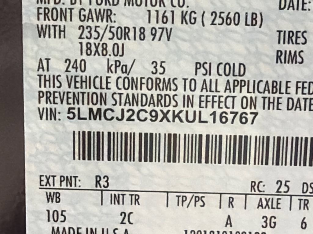 2019 Lincoln MKC Select