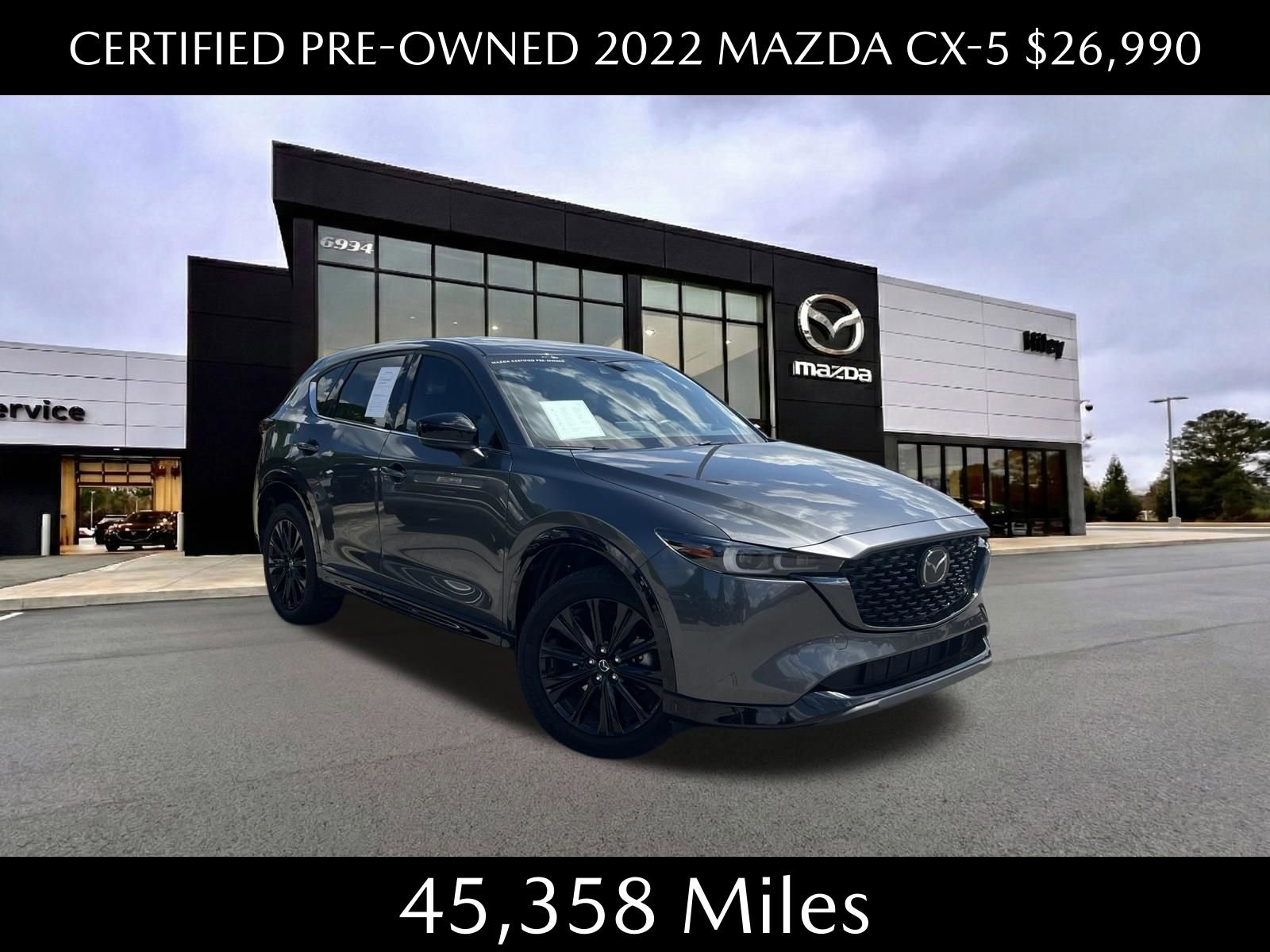 Certified 2022 MAZDA CX-5 AWD 2.5 Turbo