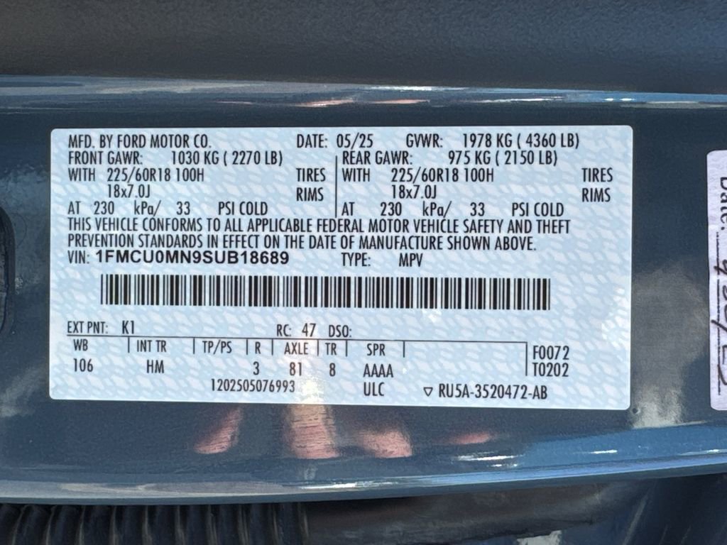 2025 Ford Escape ST-Line