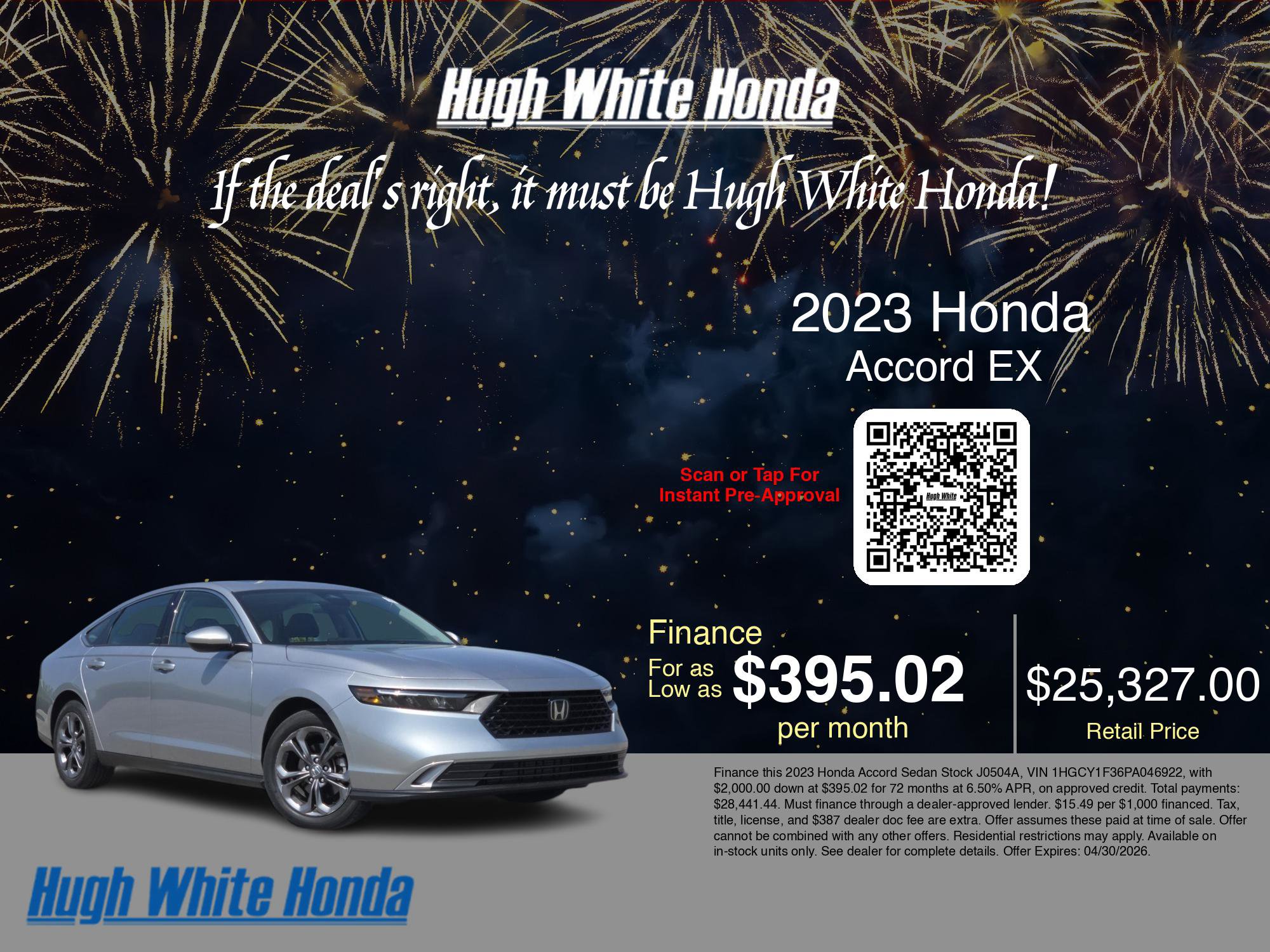 2023 Honda Accord EX