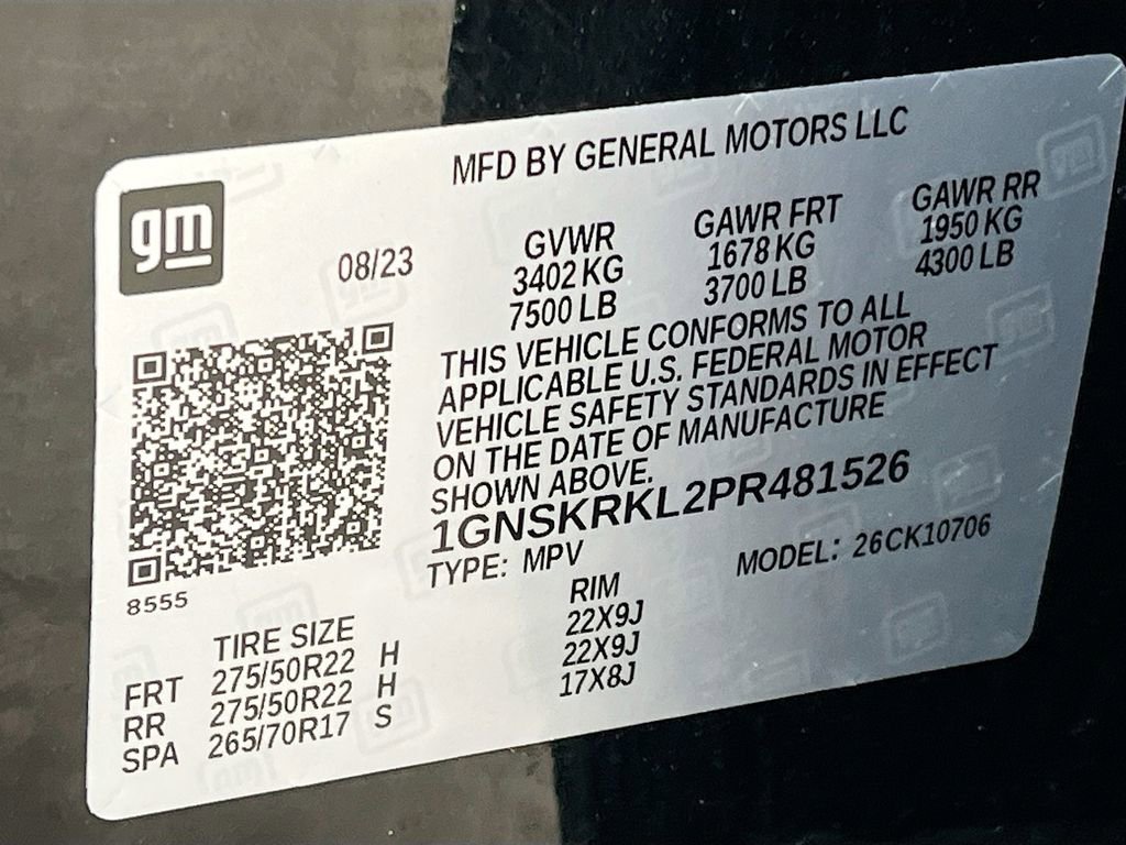 2023 Chevrolet Tahoe RST