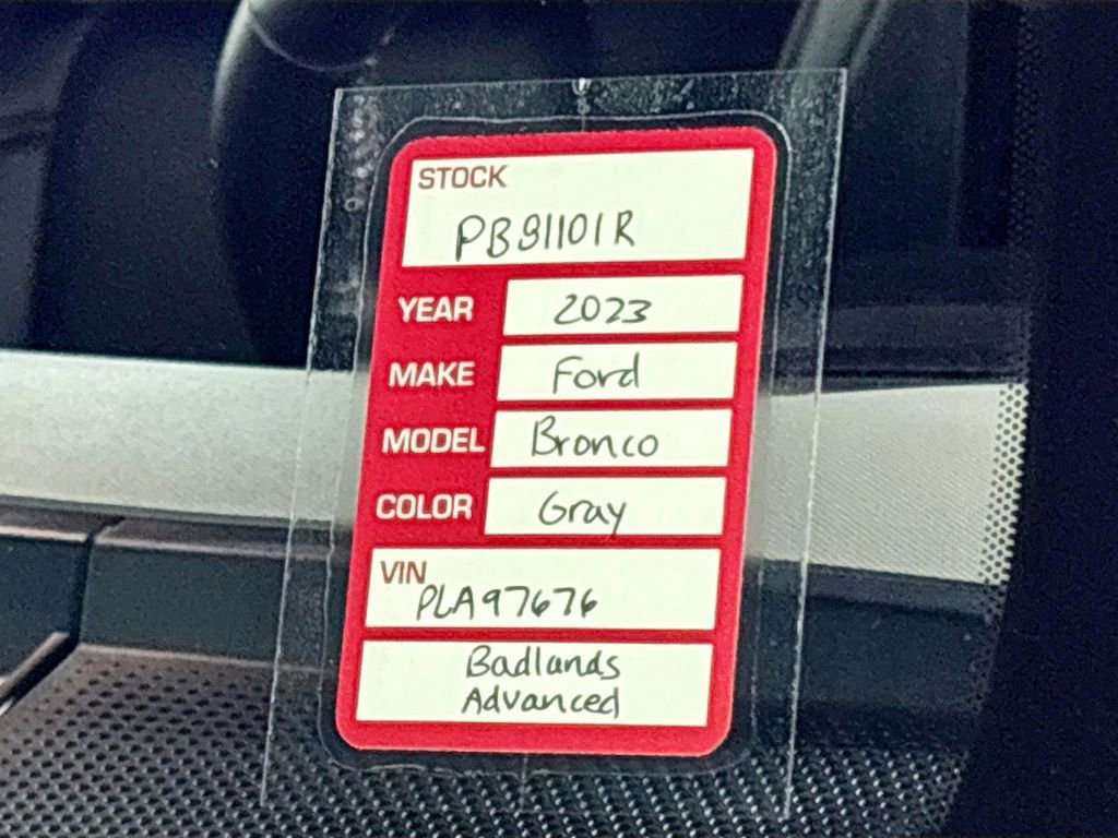 2023 Ford Bronco Badlands