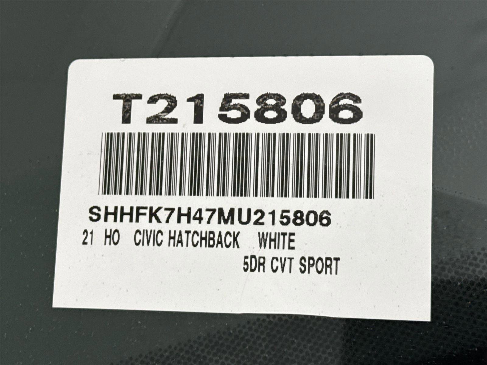 2021 Honda Civic Sport