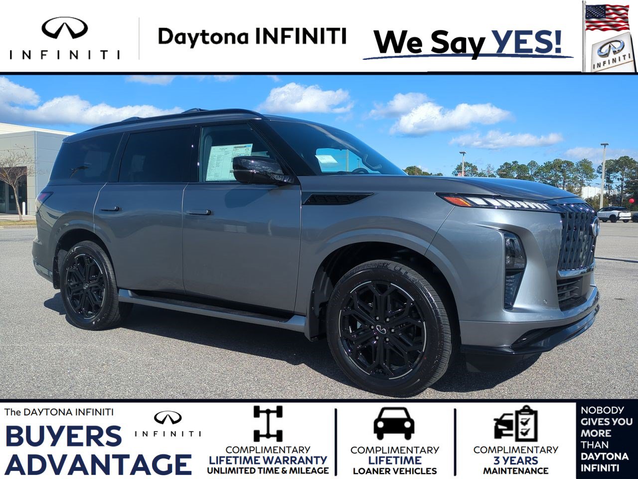New 2026 INFINITI QX80 4WD w/ Sport Exterior Package